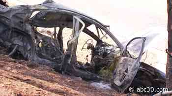 Man killed, woman critically injured in fiery crash in south Fresno