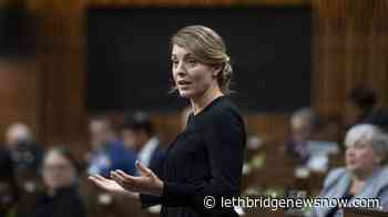 Liberal Mélanie Joly opens up about fertility, starting fifth invitro attempt - Lethbridge News Now