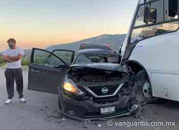 Por invadir carril, causa accidente en Bella Unión - Vanguardia MX