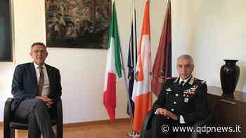 Il presidente della Provincia Stefano Marcon accoglie il Generale Giuseppe Enzio Spina, Nuovo Comandante Legione Carabinieri Veneto - Qdpnews
