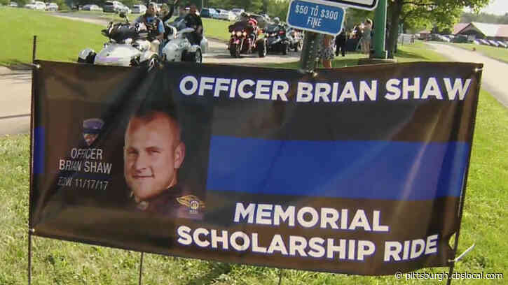 Hundreds Of Bikers Participate In 4th Annual Officer Brian Shaw Motorcycle Run