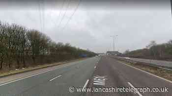 Lancashire: Standstill traffic on M61 after 'serious' motorcycle accident