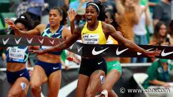 Olympic champion runs second-fastest women's 100m of all time