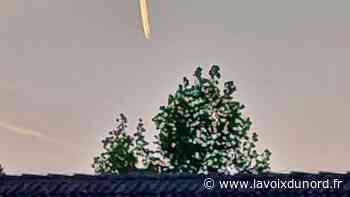 Arras : quelle était cette traînée lumineuse dans le ciel lundi soir? C'est sur la page - La Voix du Nord