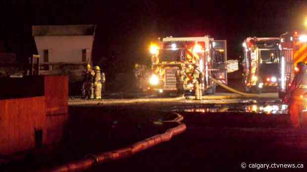 Flames doused at southeast Calgary auto recycler