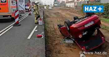 Hemmingen: Sturz in Baugrube - Frau muss aus Auto befreit werden - Hannoversche Allgemeine