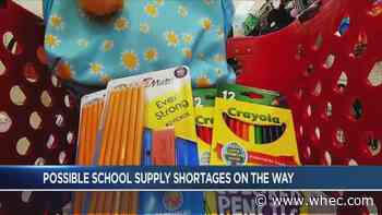 Families could see a back-to-school supply shortage soon
