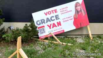 Racialized Calgary candidates face targeted vandalism as municipal election approaches