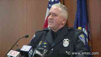 RPD Officer Denny Wright throws out first pitch at Red Wings game