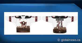 Calgary Hitmen unveil hockey jersey recognizing great neighbours - Global News