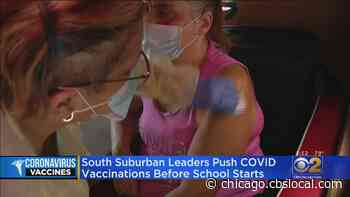 Local Leaders In Markham Urge People To Get COVID-19 Vaccinations Before School Starts - CBS Chicago