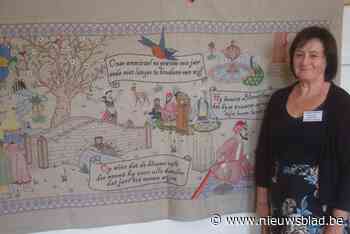 Christine borduurde drie jaar aan één haremscène voor ‘Tapijt van Assenede’