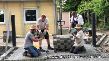 Königsbrunner Gartler geben Augsburger Steinen eine neue Heimat - Augsburger Allgemeine