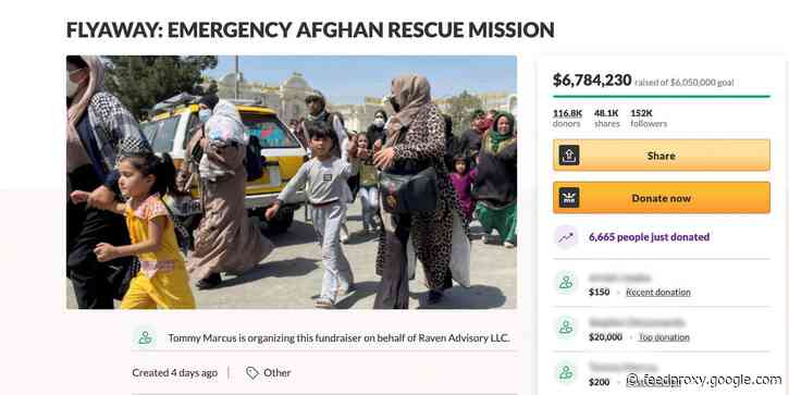 An Instagram meme account raised over $6.7 million in a matter of days for Afghan rescue mission