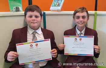 Two Rainford High pupils win St Helens enterprise competition - In Your Area