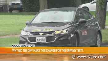 Good Question: Why did the DMV make this change for the driving test?