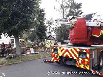 Norbury house fire Pollards Hill South: 40 fighters attend