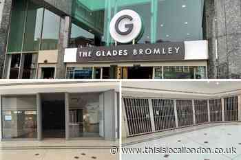 The Glades Bromley shopping centre empty units - how many