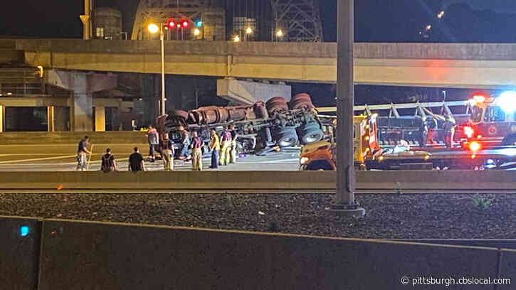 Southbound Lanes Of Rt. 65 Reopen After Being Closed Due To Tractor-Trailer Rollover Crash