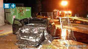 Unfall in Siegen: 20-Jähriger verursacht hohen Schaden - Westfalenpost