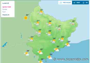 Entre orage et soleil, voici la météo qui vous attend cette semaine dans les Alpes-Maritimes