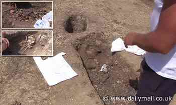 Neolithic cemetery is unearthed in Transylvania where bodies were buried with vessels on their heads