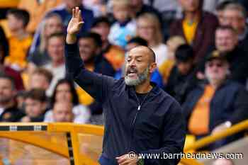Nuno Espirito Santo hails 'amazing' Spurs fans following Harry Kane reception - Barrhead News