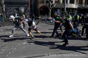 Hundreds arrested in skirmishes during Australia lockdown protests - Barrhead News