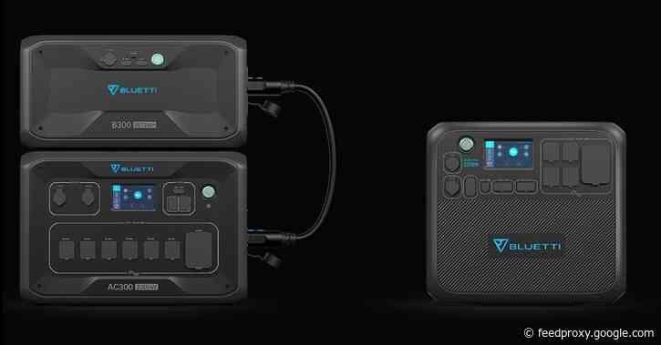 BLUETTI launches new 6000W modular power stations with iPhone control, solar, USB-C, more