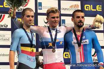Zilver voor Fabio Van Den Bossche in het omnium : “Gestreden voor wat ik waard was” - Het Nieuwsblad