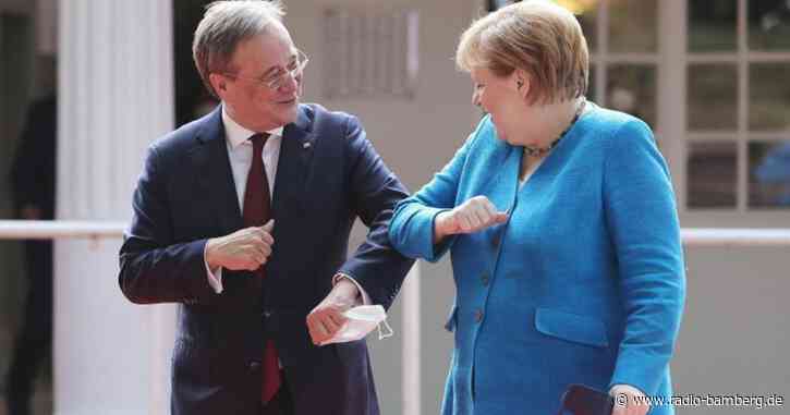 Laschet dankt Merkel für Führungskraft in Krisen