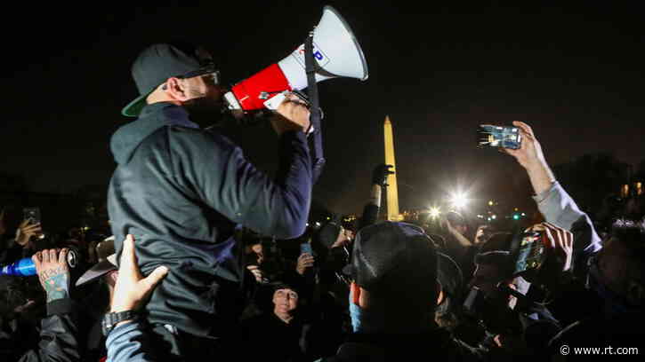 ‘Proud Boys’ leader sentenced to jail for burning BLM banner in DC and having rifle magazine