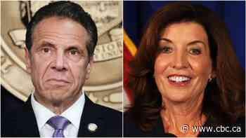 New York Gov. Andrew Cuomo defends record as he prepares to step down, transfer power to Kathy Hochul