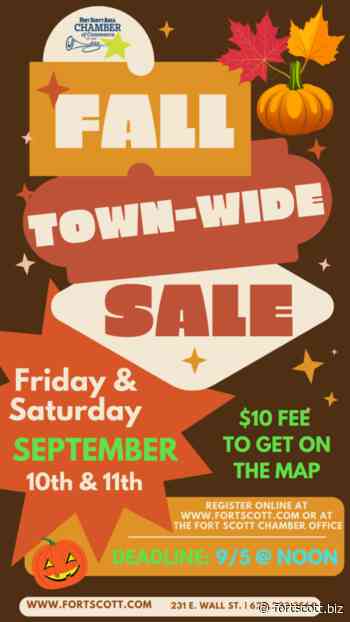 Fort Scott Town-Wide Garage Sale Sept. 10-11 - FortScott.Biz