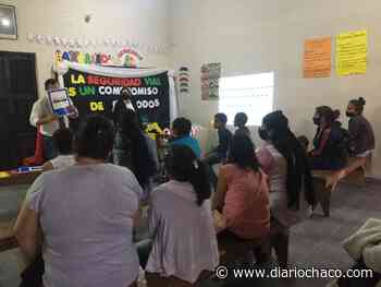 Charla de Educación y Seguridad Vial en la Capilla Guadalupe del barrio Matadero de Sáenz Peña - Diario Chaco
