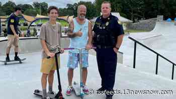 Virginia Beach Police Department holds first 'Skateboard with a Cop' event