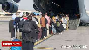 C-17: The US military plane carrying Afghans to safety