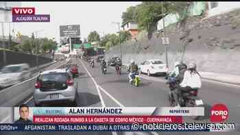 Rodada por motociclistas fallecidos en la México-Cuernavaca - Noticieros Televisa