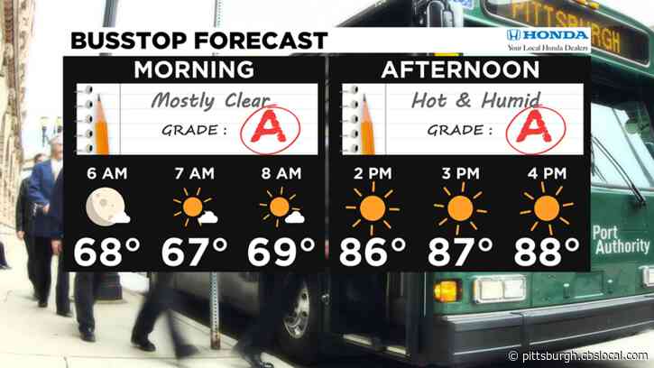 Pittsburgh Weather: Heat, Humidity To Continue Tuesday