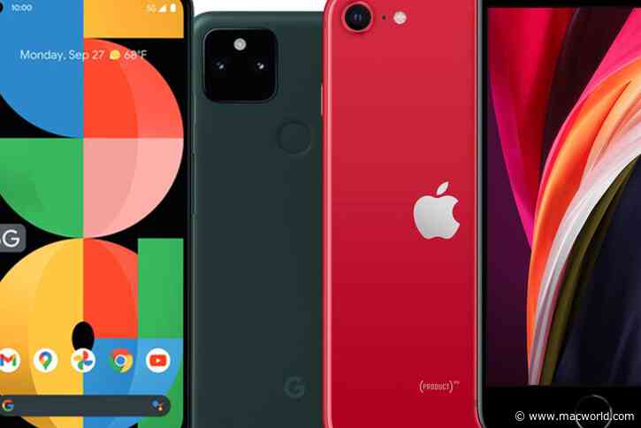 iPhone SE vs Google Pixel 5a: A big screen is nice but big speed is better