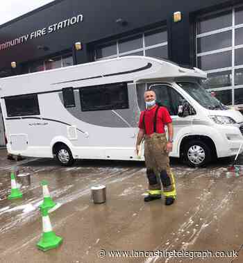Burnley firefighters help raise £1,255 for good cause