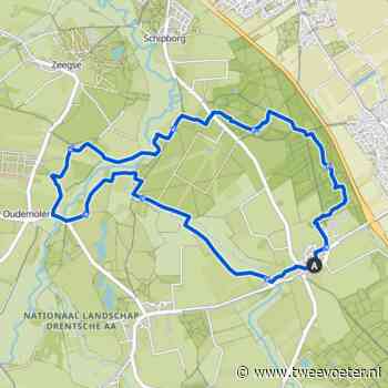 Wandelroute: Anloo & Strubben & Drentsche Aa (10/14 km) - Tweevoeter