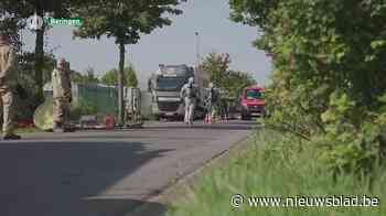 Vrachtwagen lekt chemisch product in Beringen