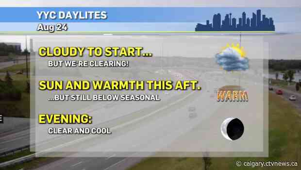Fall-like temperatures are sticking around Calgary for a while