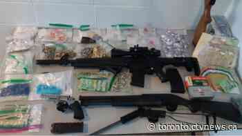 Charges laid after more than 400 grams of drugs, opioid pills and firearms seized across GTA