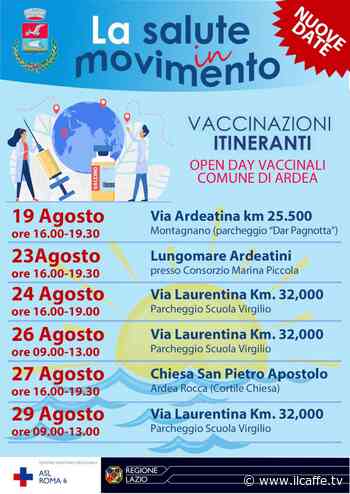 Open day vaccinali ad Ardea, occhio alla data e al luogo della seconda dose - Il Caffè.tv