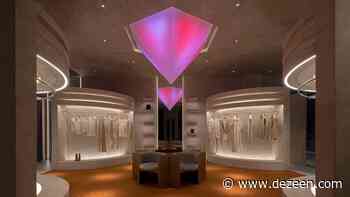 Liang Architecture Studio creates retrofuturistic boutique in Hangzhou - Dezeen