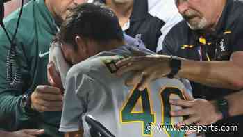 Athletics ace Chris Bassitt undergoes successful facial surgery after getting hit with line drive