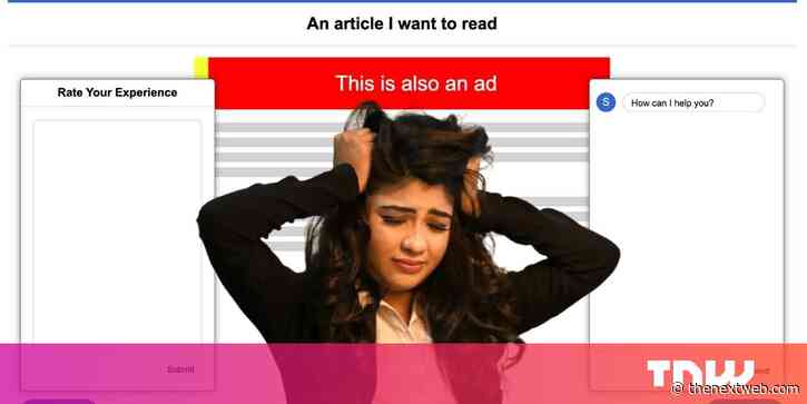 This site perfectly encapsulates the horrors of today’s internet