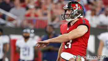 Bucs K Succop tests positive after Titans dinner